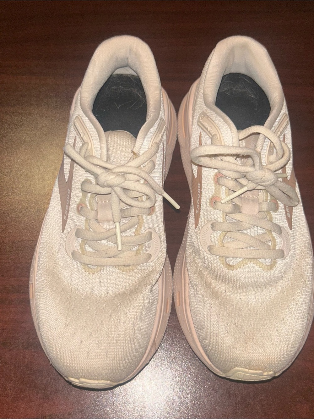Brooks Women’s Pale Pink Athletic Running Sneakers